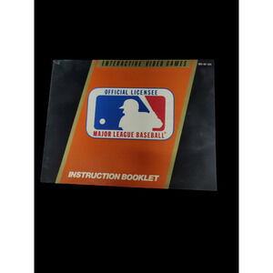 Interactive Video games instructions booklet only for Major League Baseball